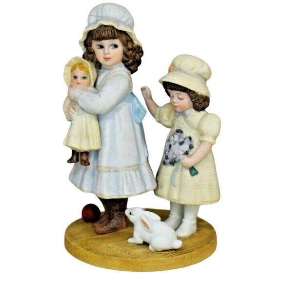 Jan Hagara Autographed Mary Ann and Molly Limited Edition Vintage 1988 Figurine - Picture 5 of 6